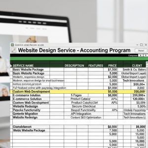 إنشاء برنامج محاسبي