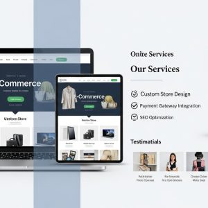 انشاء متجر الكتروني